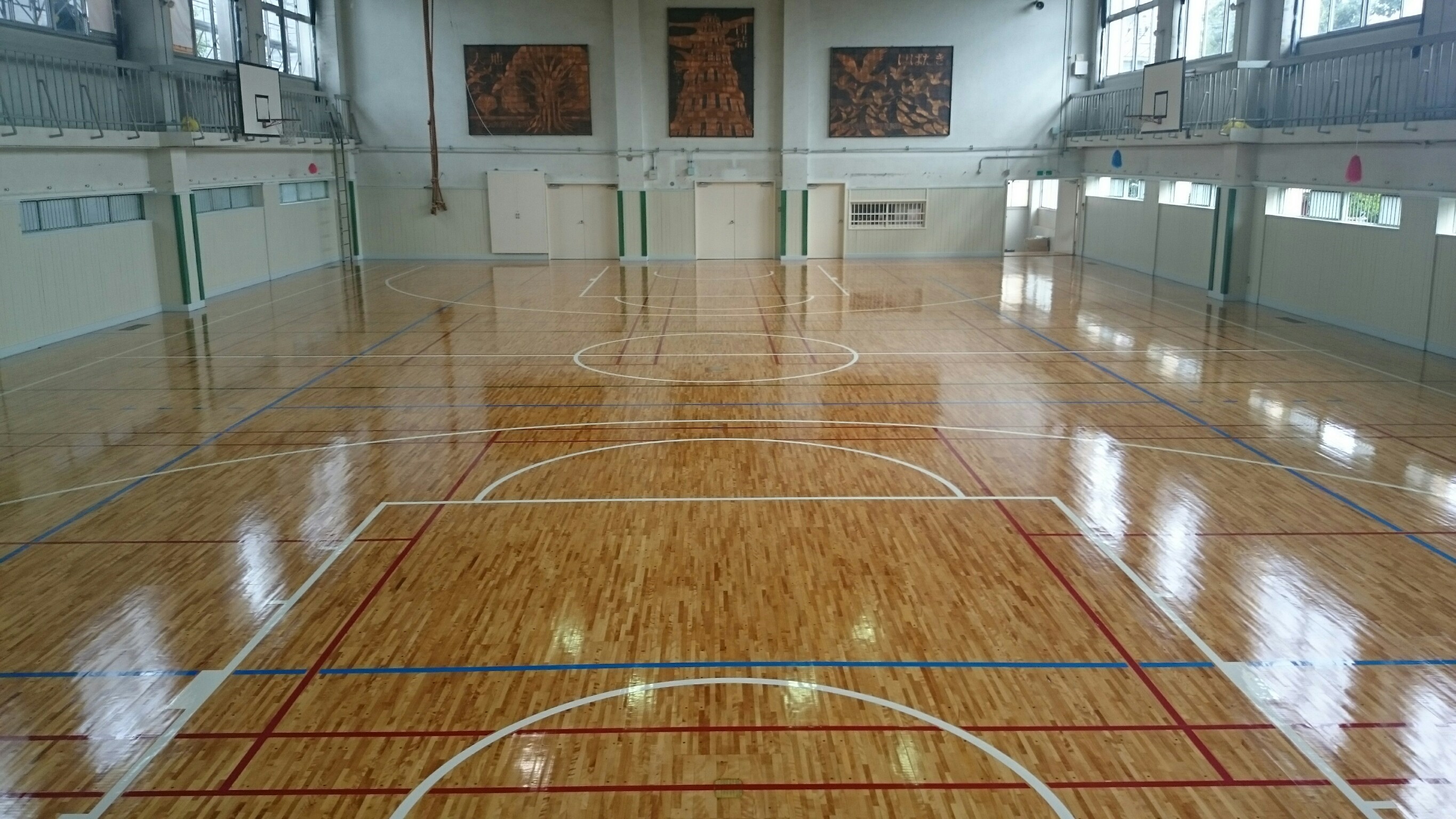 都内中学校体育館改修工事