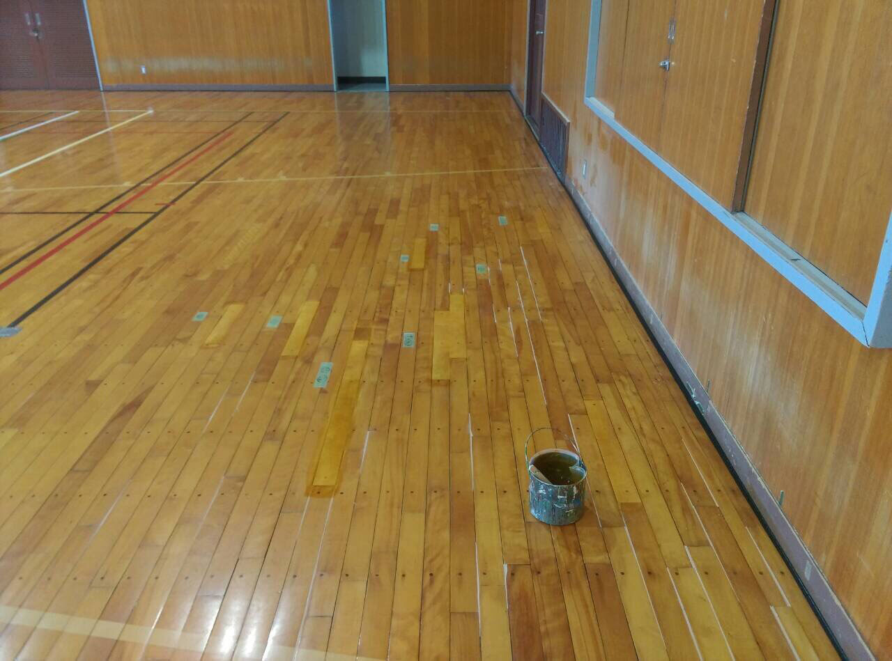 フローリング部分貼り替え